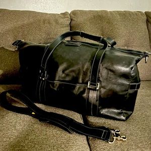 Cole Haan leather weekender bag!